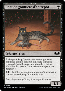 Chat de gouttière d'entrepôt - Les friches d'Eldraine