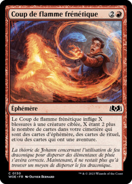 Coup de flamme frénétique - Les friches d'Eldraine