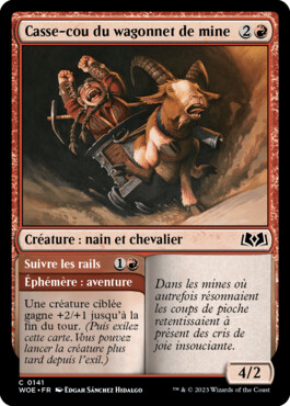 Casse-cou du wagonnet de mine - Les friches d'Eldraine