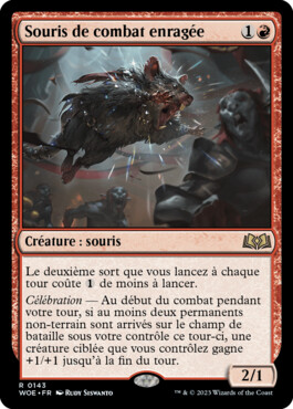 Souris de combat enragée - Les friches d'Eldraine