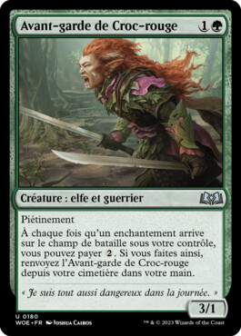 Avant-garde de Croc-rouge - Les friches d'Eldraine