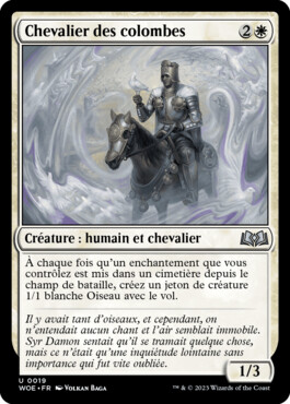 Chevalier des colombes - Les friches d'Eldraine