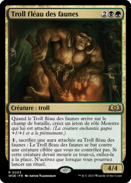 Troll fléau des faunes - Les friches d'Eldraine