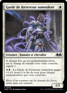 Garde de forteresse somnolent - Les friches d'Eldraine