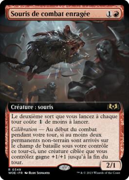 Souris de combat enragée - Les friches d'Eldraine