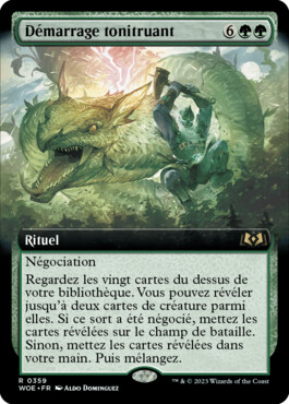 Démarrage tonitruant - Les friches d'Eldraine