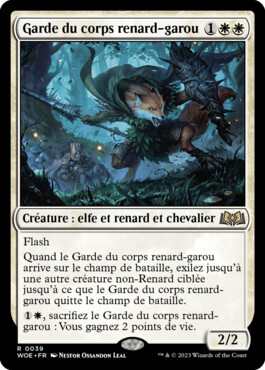 Garde du corps renard-garou - Les friches d'Eldraine