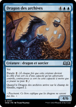 Dragon des archives - Les friches d'Eldraine