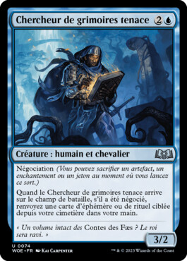 Chercheur de grimoires tenace - Les friches d'Eldraine