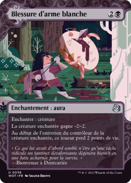 Blessure d'arme blanche - Les friches d'Eldraine : Récits Enchanteurs