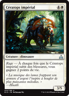 Cératops impérial - Les combattants d'Ixalan