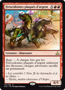 Férocidontes plaqués d'argent - Les combattants d'Ixalan