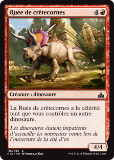 Ruée de crêtecornes - Les combattants d'Ixalan