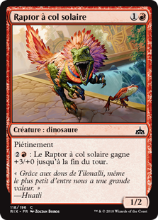 Raptor à col solaire - Les combattants d'Ixalan