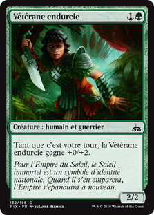 Vétérane endurcie - Les combattants d'Ixalan