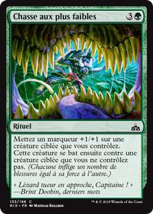 Chasse aux plus faibles - Les combattants d'Ixalan