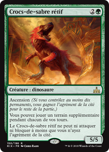 Crocs-de-sabre rétif - Les combattants d'Ixalan