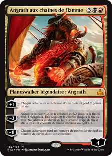 Angrath aux chaînes de flamme - Les combattants d'Ixalan