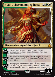 Huatli, championne radieuse - Les combattants d'Ixalan