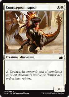 Compagnon raptor - Les combattants d'Ixalan