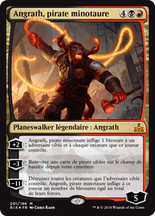 Angrath, pirate minotaure - Les combattants d'Ixalan