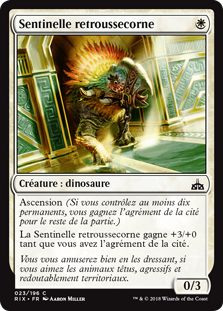 Sentinelle retroussecorne - Les combattants d'Ixalan