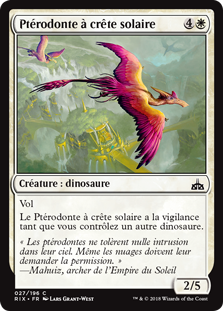 Ptérodonte à crête solaire - Les combattants d'Ixalan