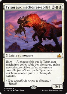 Tyran aux mâchoires-collet - Les combattants d'Ixalan