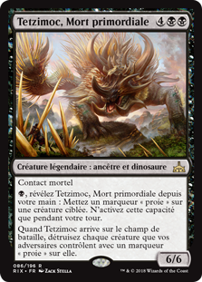 Tetzimoc, Mort primordiale - Les combattants d'Ixalan