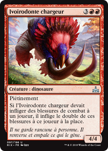 Ivoirodonte chargeur - Les combattants d'Ixalan