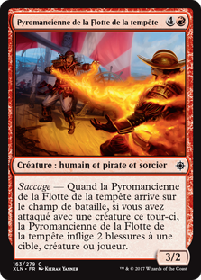 Pyromancienne de la Flotte de la tempête - Ixalan