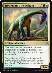 Brontodonte belligérant - Ixalan