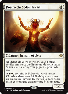 Prêtre du Soleil levant - Ixalan