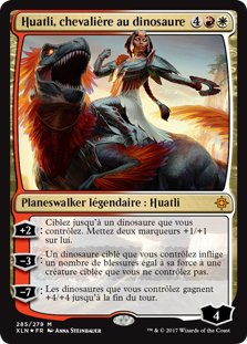 Huatli, chevalière au dinosaure - Ixalan