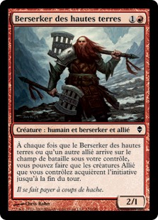 Berserker des hautes terres - Zendikar