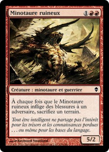 Minotaure ruineux - Zendikar