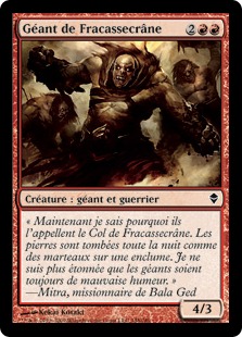 Géant de Fracassecrâne - Zendikar