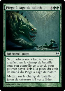 Piège à cage de baloth - Zendikar