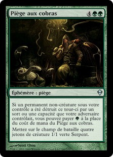 Piège aux cobras - Zendikar