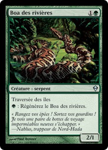 Boa des rivières - Zendikar