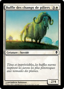 Buffle des champs de piliers - Zendikar