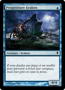 Progéniture kraken - Zendikar