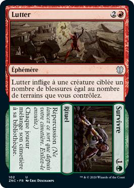 Lutter // Survivre - Commander Renaissance de Zendikar