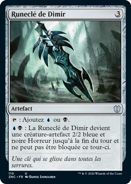 Runeclé de Dimir - Commander Renaissance de Zendikar