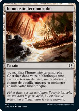 Immensité terramorphe - Commander Renaissance de Zendikar