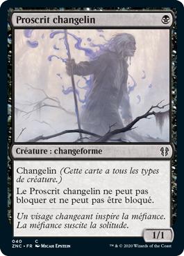 Proscrit changelin - Commander Renaissance de Zendikar