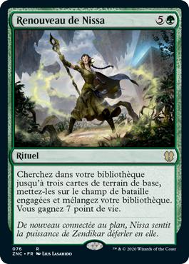 Renouveau de Nissa - Commander Renaissance de Zendikar