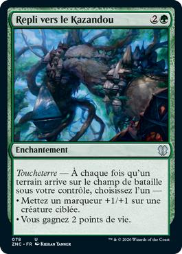 Repli vers le Kazandou - Commander Renaissance de Zendikar