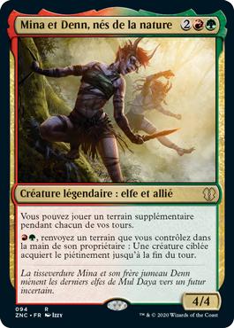 Mina et Denn, nés de la nature - Commander Renaissance de Zendikar