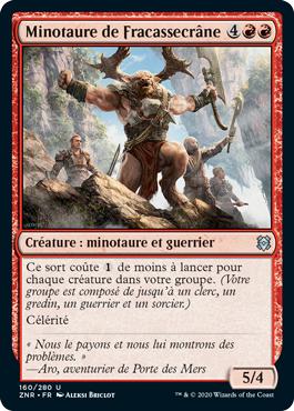 Minotaure de Fracassecrâne - Renaissance de Zendikar